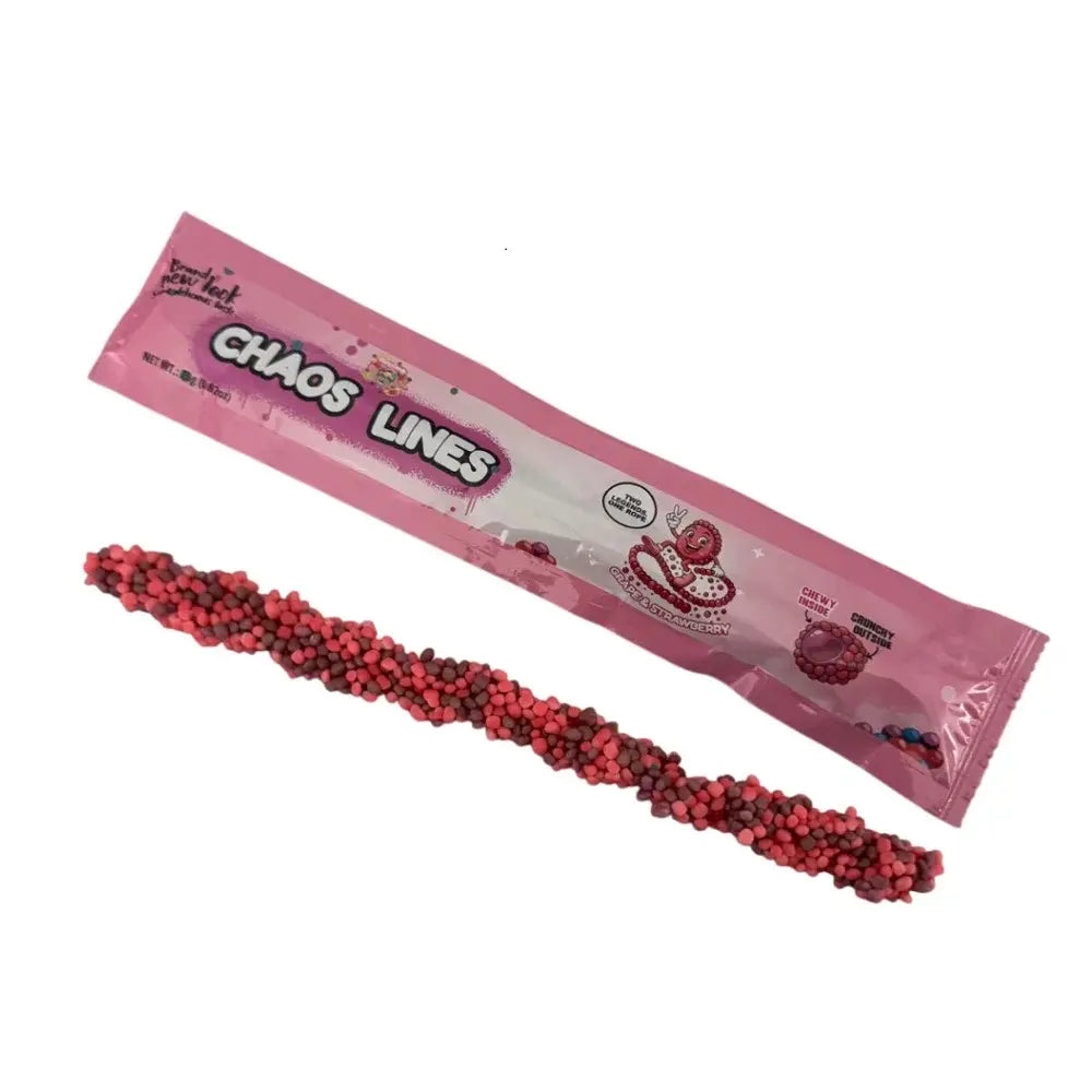 Chaos Candy - Lines - Grape & Strawberry  26g