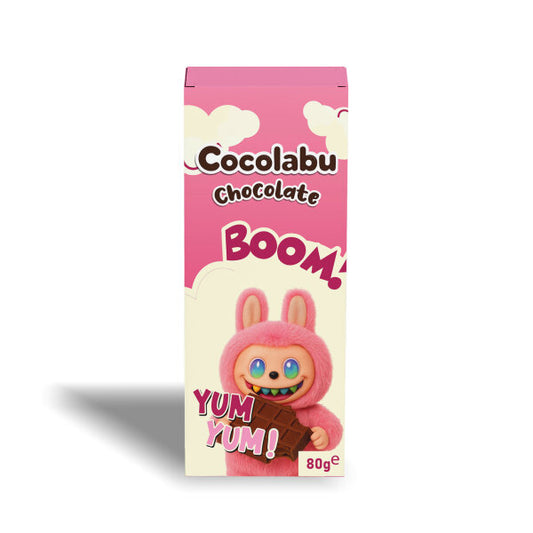 Cocolabu Chocolate Boom! Yum Yum! Himbeer, Angel Hair mit Pistaziencremefüllung 80g