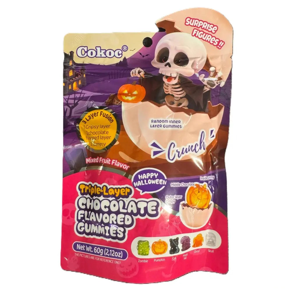 Cokoc  Triple Layer  Crunch  Halloween 60g MHD:19.01.2028