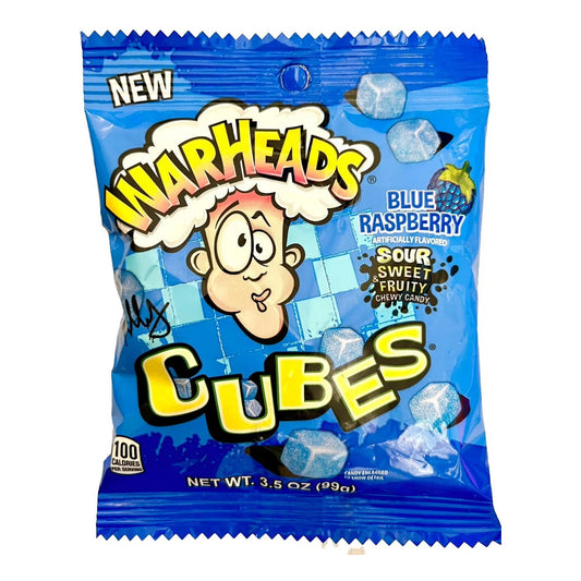 Warheads Cubes Blue Raspberry 99g