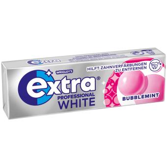 Extra Professional White Bubblemint 14g. Perfekt, um eine zusätzliche Erfrischung zu spüren.