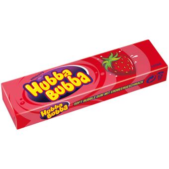 Hubba Bubba Strawberry 5er 35g. Fruchtiger Genuss