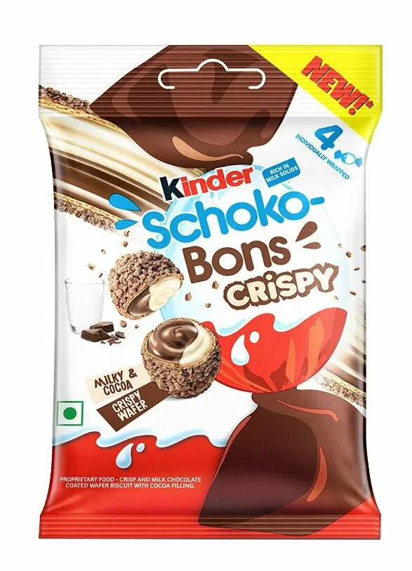 Kinder Schoko Bons Crispy 22,4g MHD: 19.10.2026