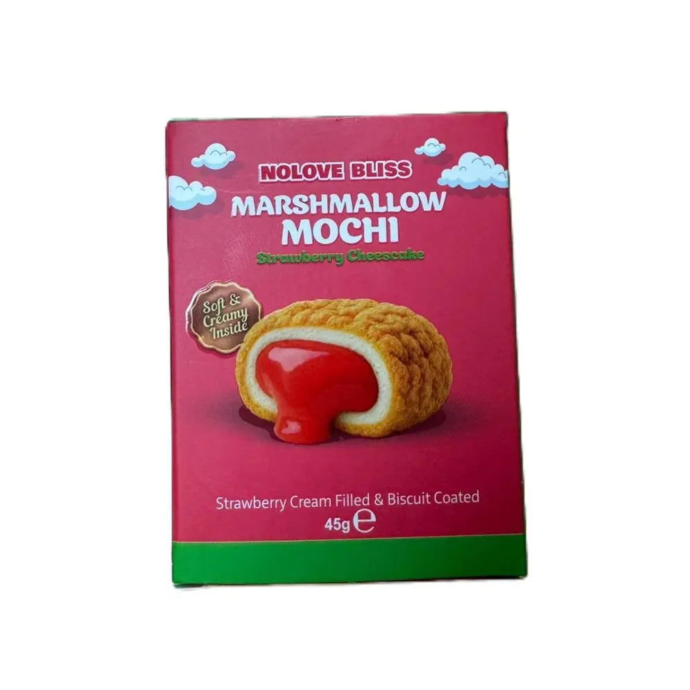NOLOVE Marshmallow Mochi Strawberry Cheesecake 45g