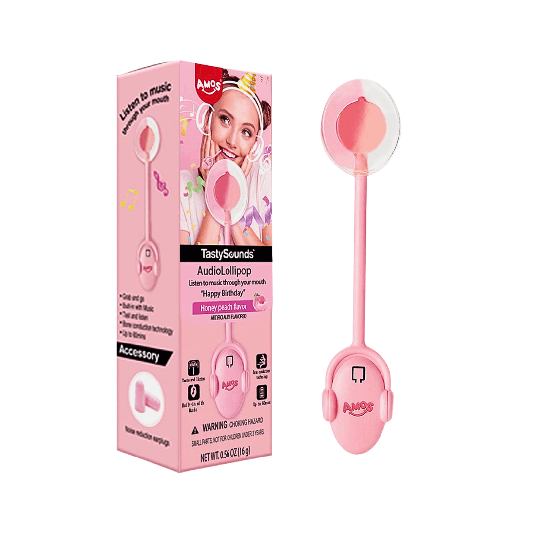 Tasty Sounds - Musik Lollipop - Honey Peach 12g