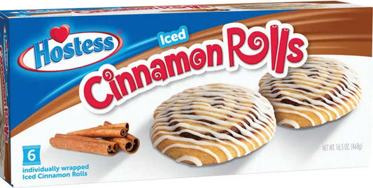 Hostess Iced Cinnamon Rolls 6-Pack 468g