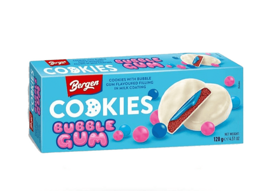 Bergen - Cookies Bubble Gum 128g