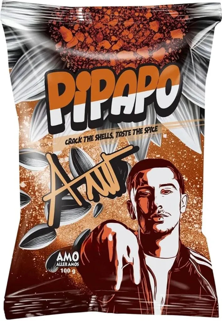 PIPAPO Amo geröstete Sonnenblumenkerne Chili Taco 100g