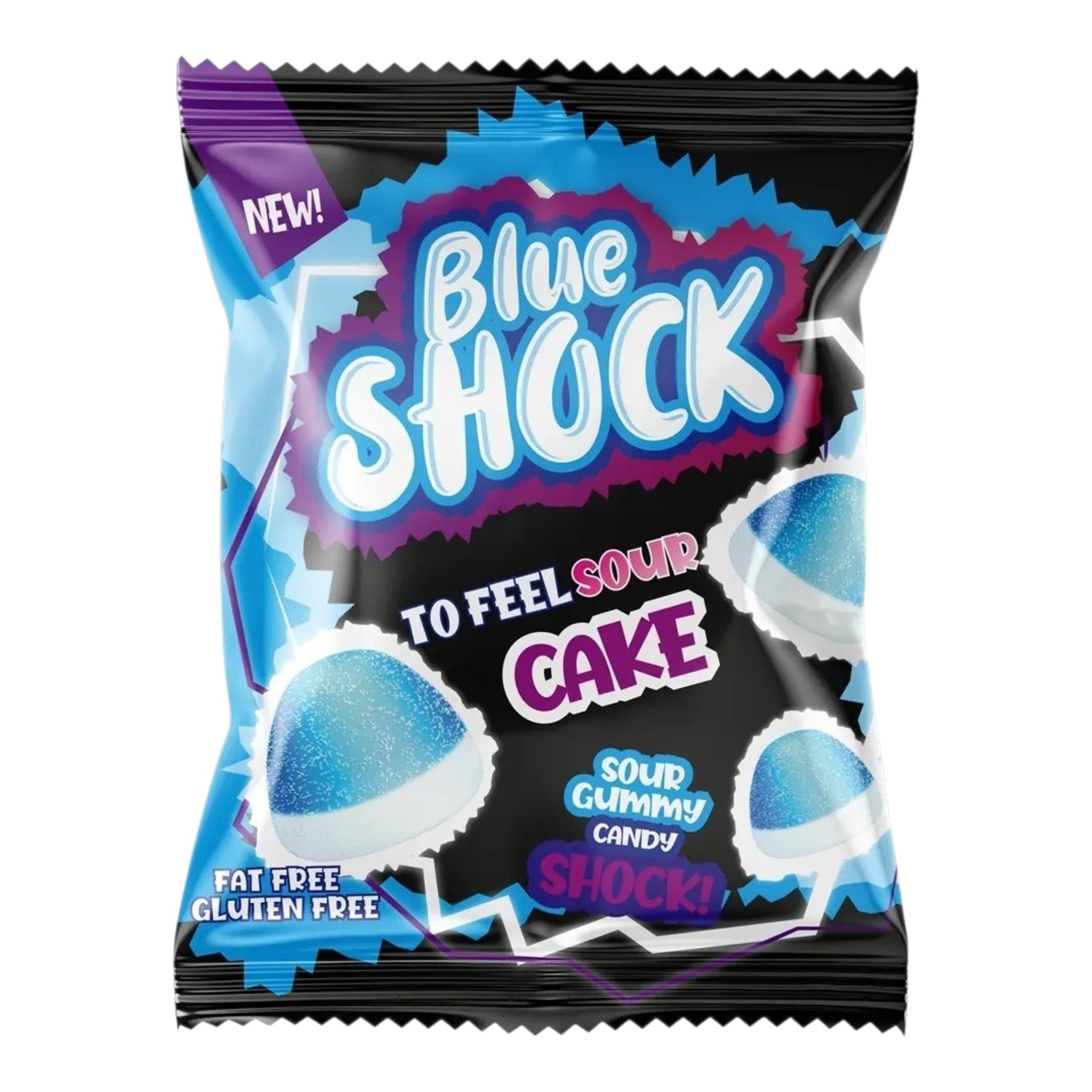 Blue Shock - Sour Cake - 80g - HALAL