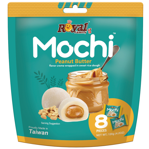 Royal Family Mochi Peanut Butter Cremefüllung einzeln verpackt 120g