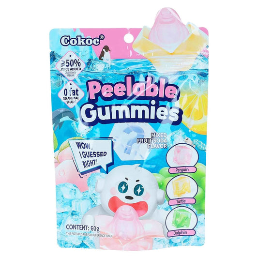 Cokoc Peeling Soft Candy Mixed Fruit Soda 60g