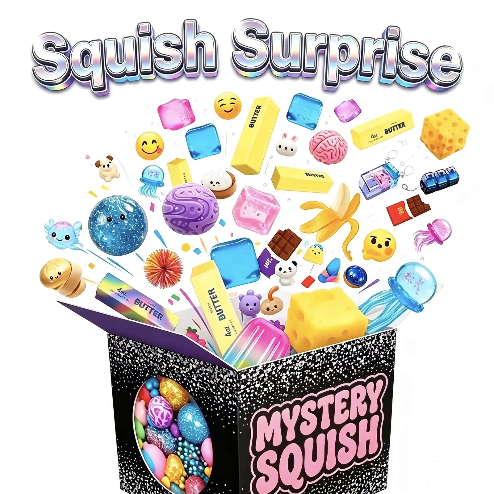 Squishy Blindbox 5 Teilig