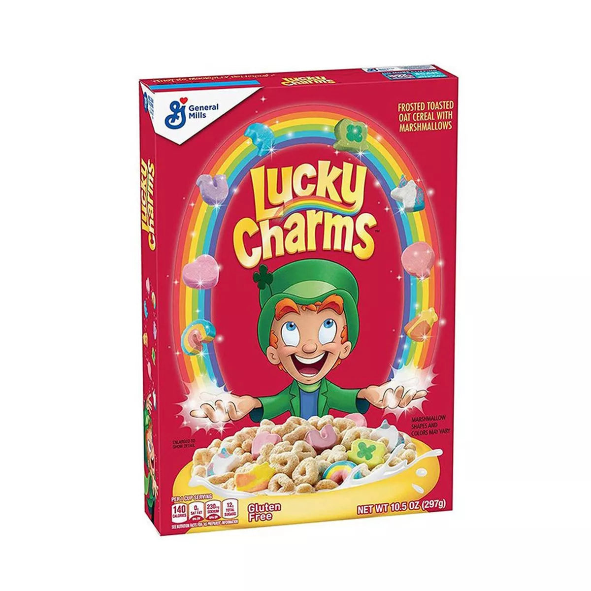 GENERAL MILLS - LUCKY CHARMS - CEREALIEN MIT MARSHMALLOWS - GLUTEN FREI - 300G