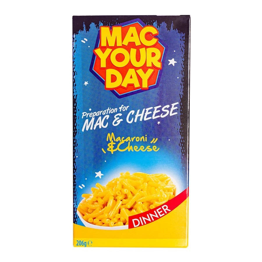 Mac Your Day Macaroni and Cheese, zubereitet für Käsenudeln 206g MHD:22.11.2026