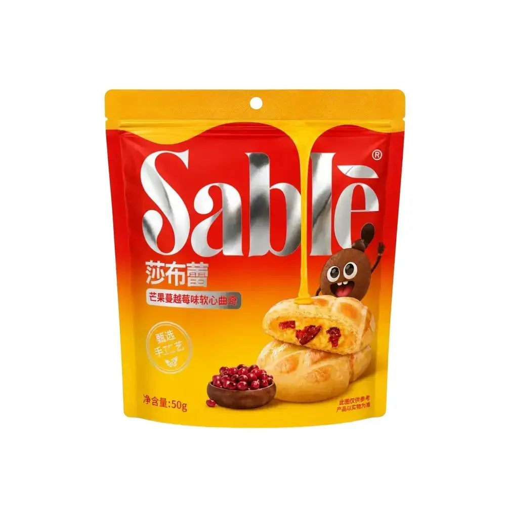 Sable Soft Center Cookies Mango/Cranberry 50g MHD:19.04.2027