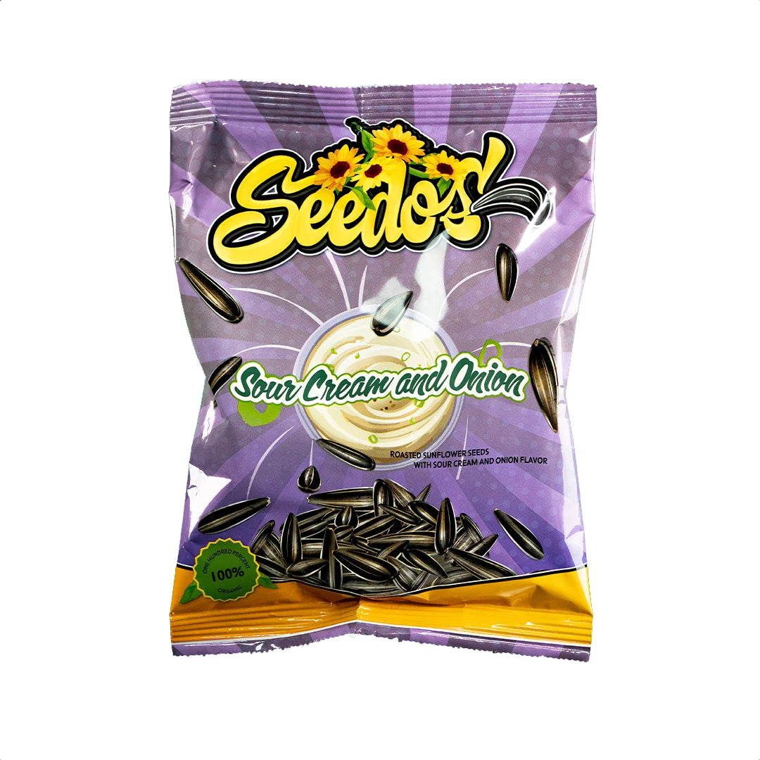 Seedos Sonnenblumenkerne Sour Cream and Onion 120g MHD:24.06.2027