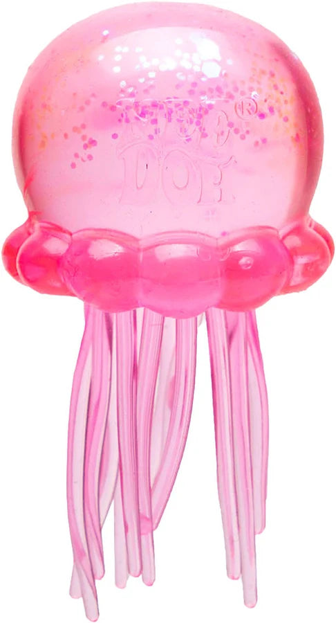 NeeDoh Jelly Squish 1 Stück in den Farben Lila, Rose,Blau und Orange