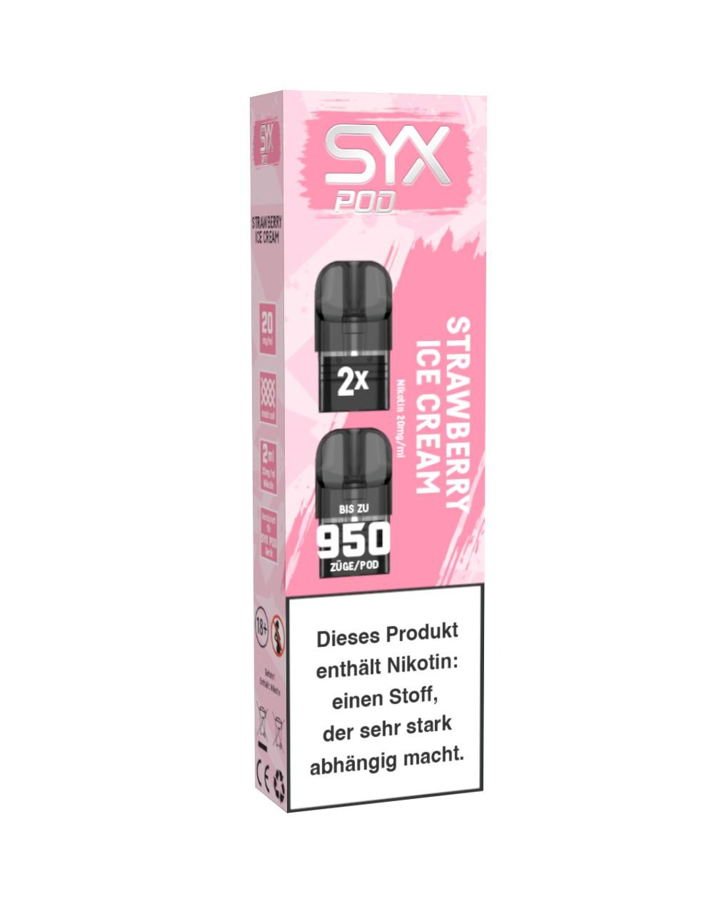 SYX POD Strawberry Ice Cream 20mg
