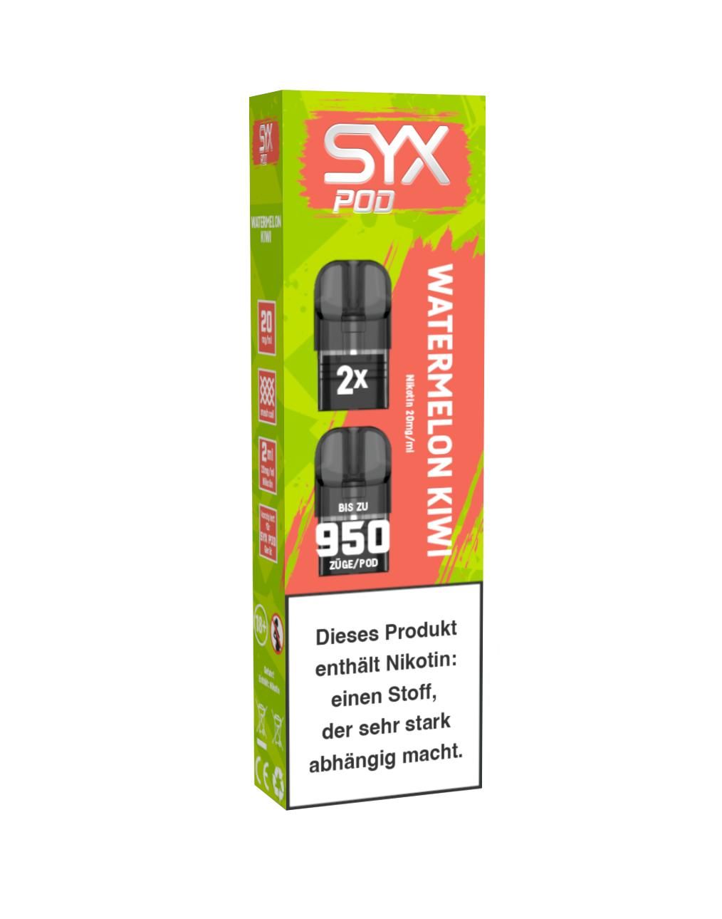 SYX POD Watermelon Kiwi 20mg