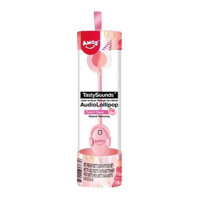 Tastysounds Audio Lollipop Geburtstag Pfirsich