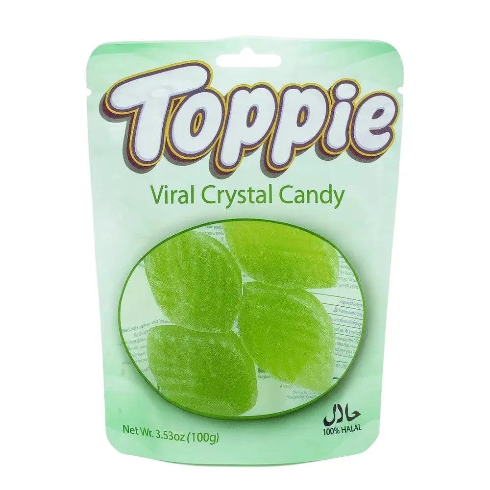 TOPPIE - Viral Crystal Candy - Apfel - Halal - 100g
