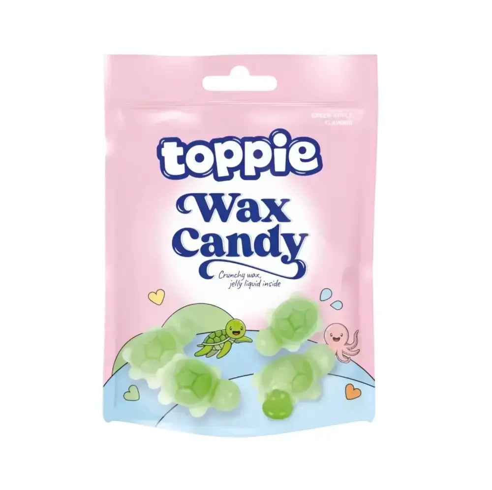 TOPPIE WAX CANDY (GREEN APPLE) Halal 40g MHD:30.10.2027
