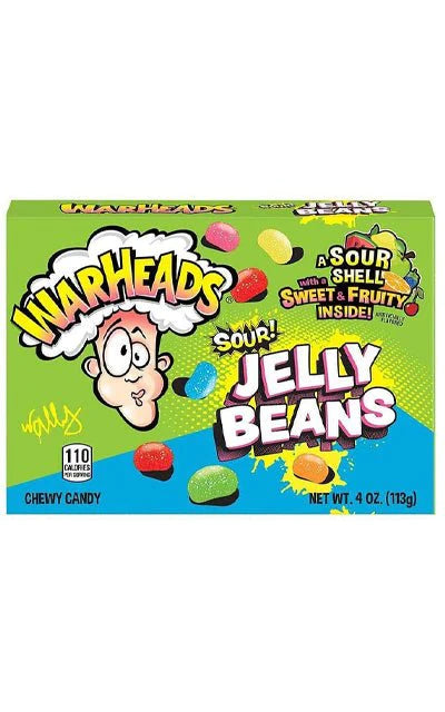 Warheads Sour Jelly Beans 113g